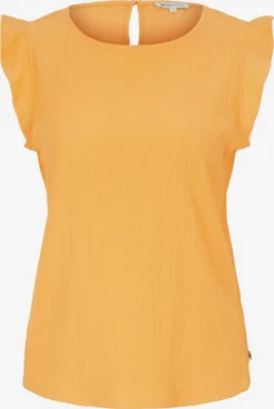 Tom Tailor Blouse Tops Blouse Dames Oranje