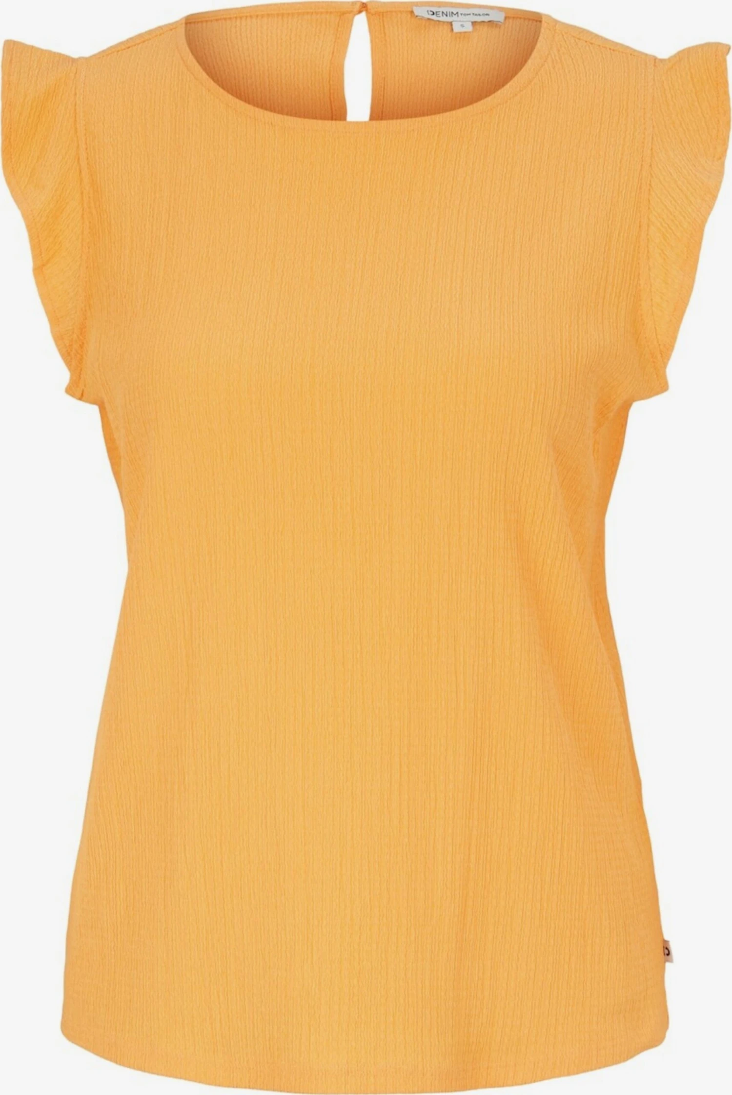 Tom Tailor Blouse Tops Blouse Dames Oranje 1 Tom Tailor Blouse Tops Blouse Dames Oranje