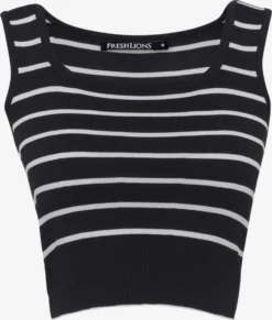 Tanktops Top Clara Dames Zwart / Wit