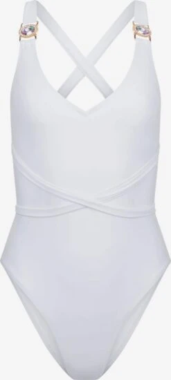 Badpakken Zonder Beugel Bustier Badpak Amour Dames Offwhite