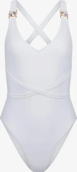 Badpakken Zonder Beugel Bustier Badpak Amour Dames Offwhite