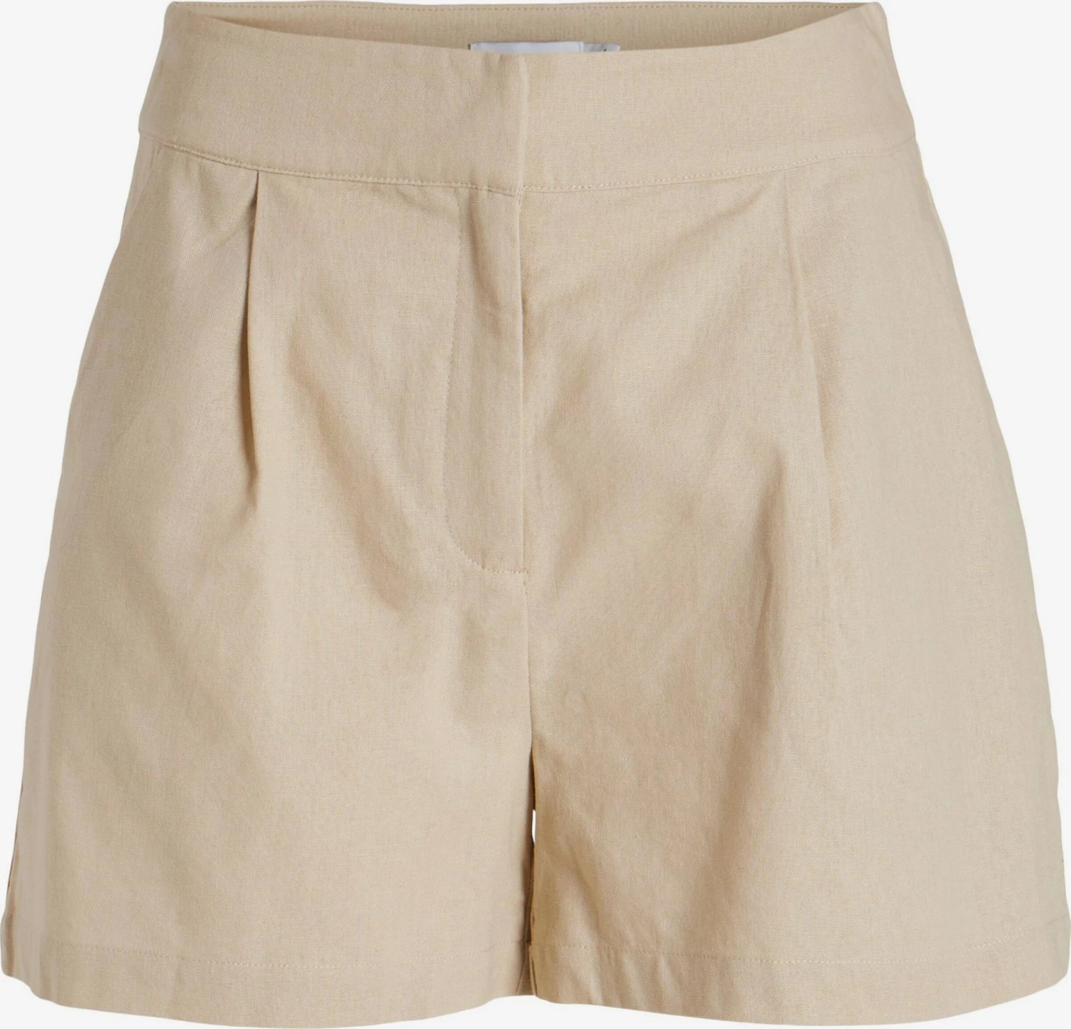 Vila Shorts Regular Bandplooibroek Prina Dames Sand 1 Vila Shorts Regular Bandplooibroek Prina Dames Sand