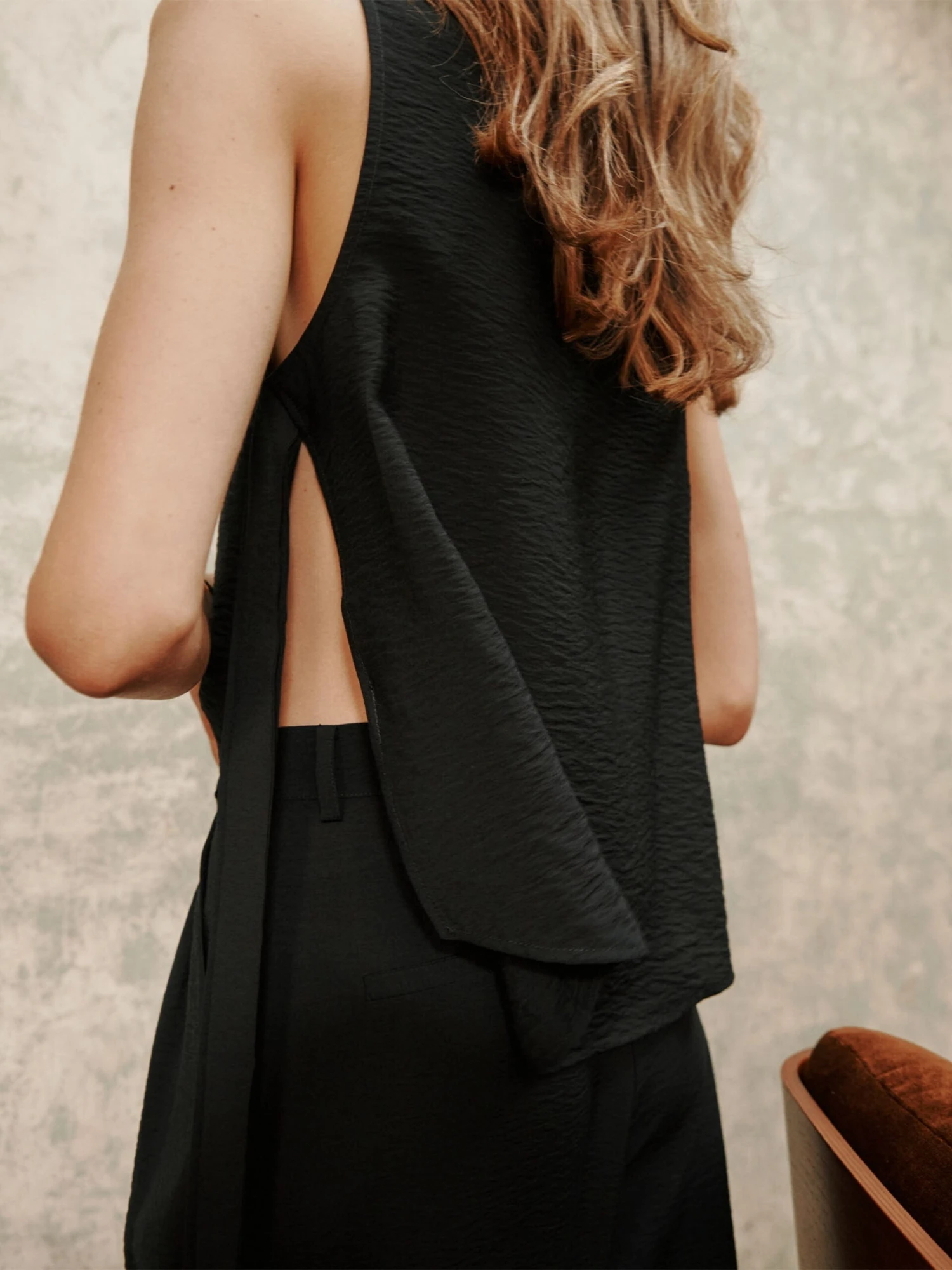 Tanktops Top Jana Dames Zwart 9 Tanktops Top Jana Dames Zwart - Afbeelding 9