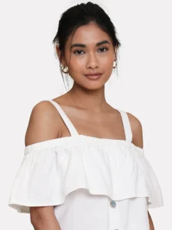 Threadbare Blouse Tops Blouse Aspen Dames Wit -NA-KD Winkel 78a03a9783cd8ded001bcb9bde0de828 scaled