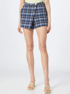 Karen Millen Shorts Regular Broek Dames Navy / Lichtblauw -NA-KD Winkel 7b317349ed0a580a79b821d3671120eb scaled