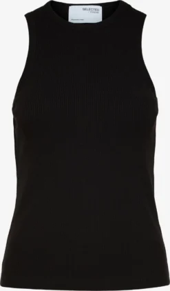 Selected Femme Tanktops Top Anna Dames Zwart