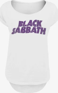 F4NT4STIC T-shirts Shirt Black Sabbath Dames Wit