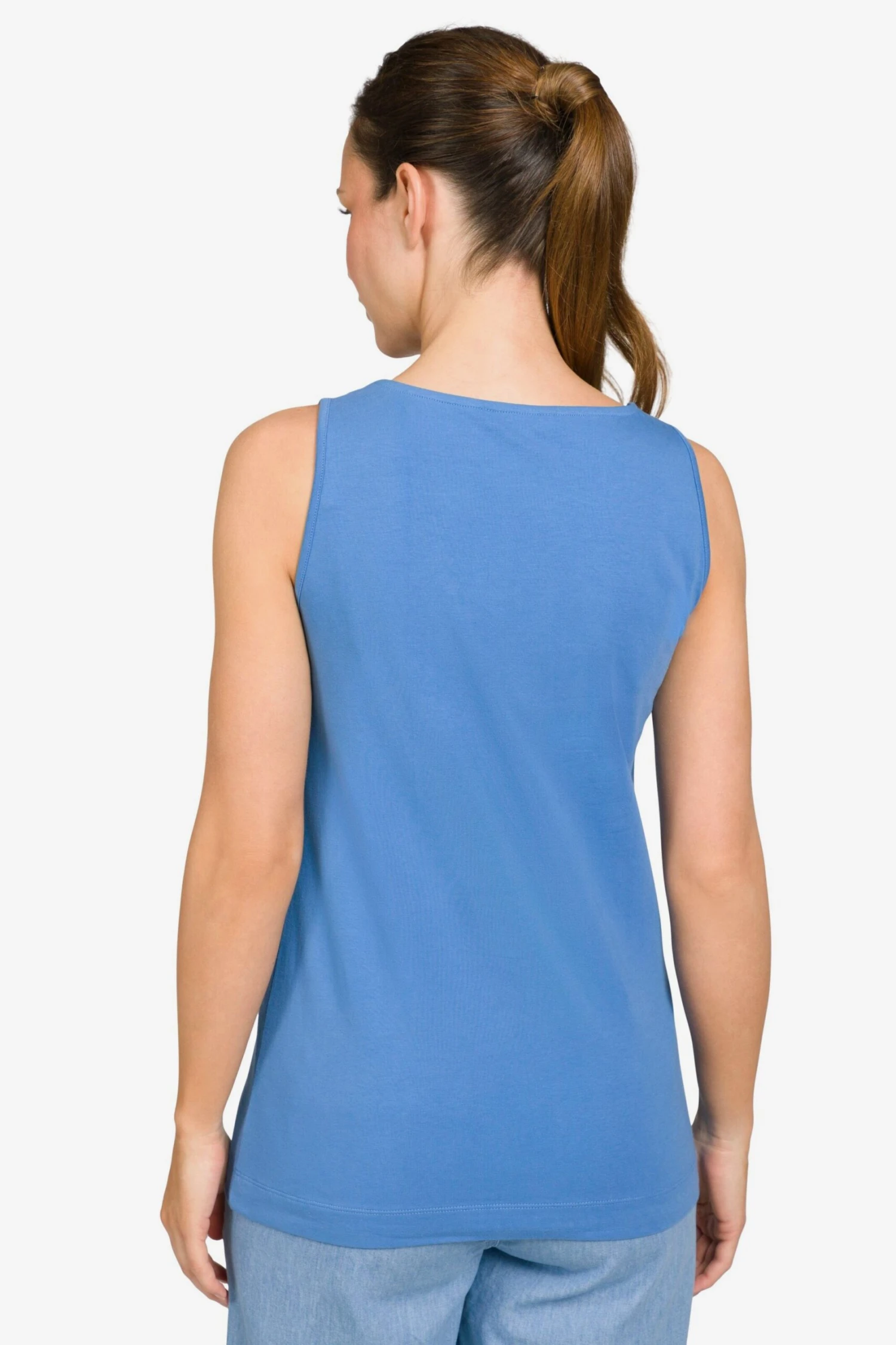 Tanktops Top Dames Blauw 4 Tanktops Top Dames Blauw - Afbeelding 4