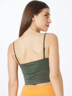 Crop Tops Top Dames Donkergroen -NA-KD Winkel 7ceccfc252af2394ddcf084f4195374c scaled