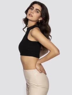 Crop Tops Top Asena Dames Zwart -NA-KD Winkel 7d19ff03d8528fe660be5945963d78cd scaled