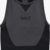 Halo Crop Tops Top Dames Antraciet / Grafiet