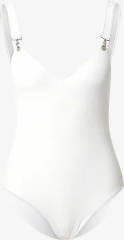 Emporio Armani Grote Cups Badpak Dames Wit