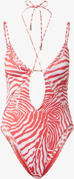 RIVER ISLAND Grote Cups Badpak Dames Rood