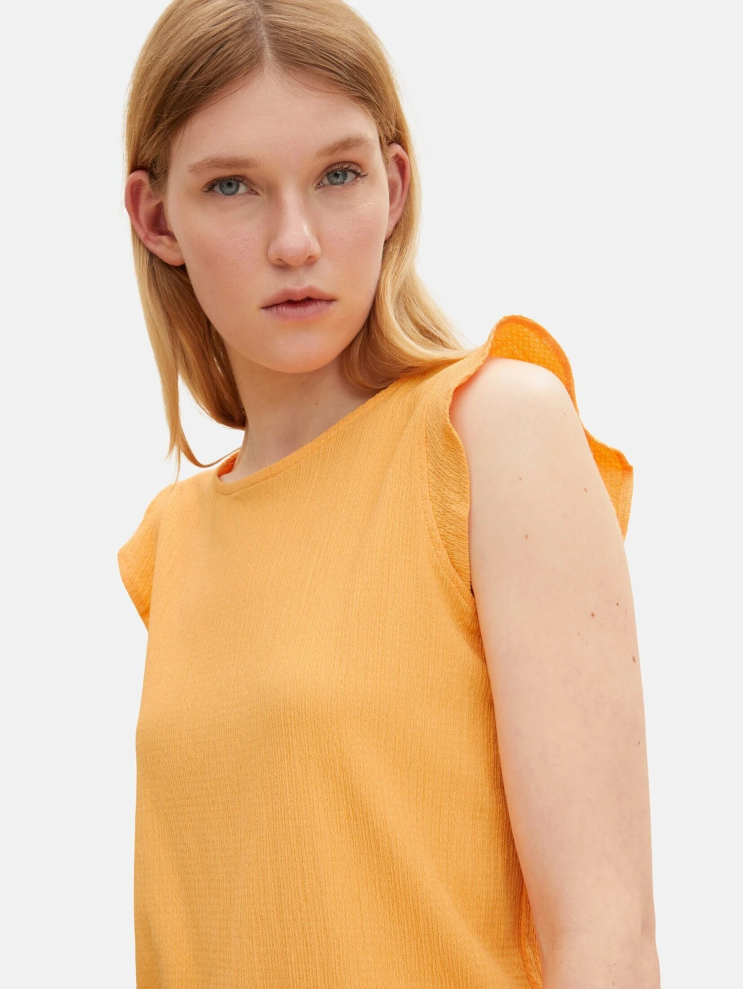 Tom Tailor Blouse Tops Blouse Dames Oranje 6 Tom Tailor Blouse Tops Blouse Dames Oranje - Afbeelding 6