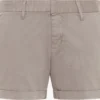 DreiMaster Vintage Shorts Slimfit Broek Dames Cappuccino
