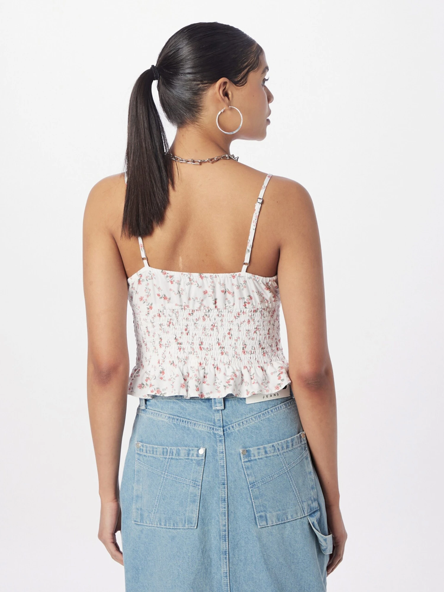 Hollister Blouse Tops Blouse EMEA Dames Wit 4 Hollister Blouse Tops Blouse EMEA Dames Wit - Afbeelding 4