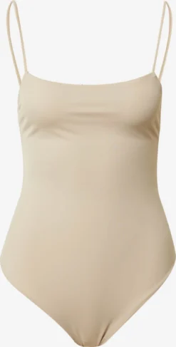 Grote Cups Bustier Badpak Vanessa Dames Beige