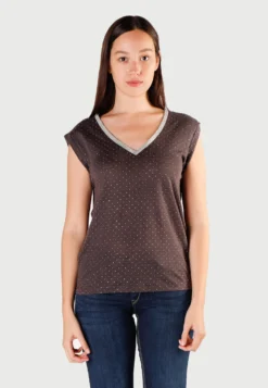 LE TEMPS DES CERISES T-shirts Shirt ODILE Dames Antraciet -NA-KD Winkel 88a0388f09708ce0869547a1535b7baa scaled