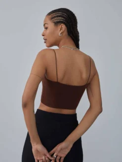 Crop Tops Top Joelle Dames Bruin -NA-KD Winkel 8a29170d69f846b02bc650b4b108d843 scaled