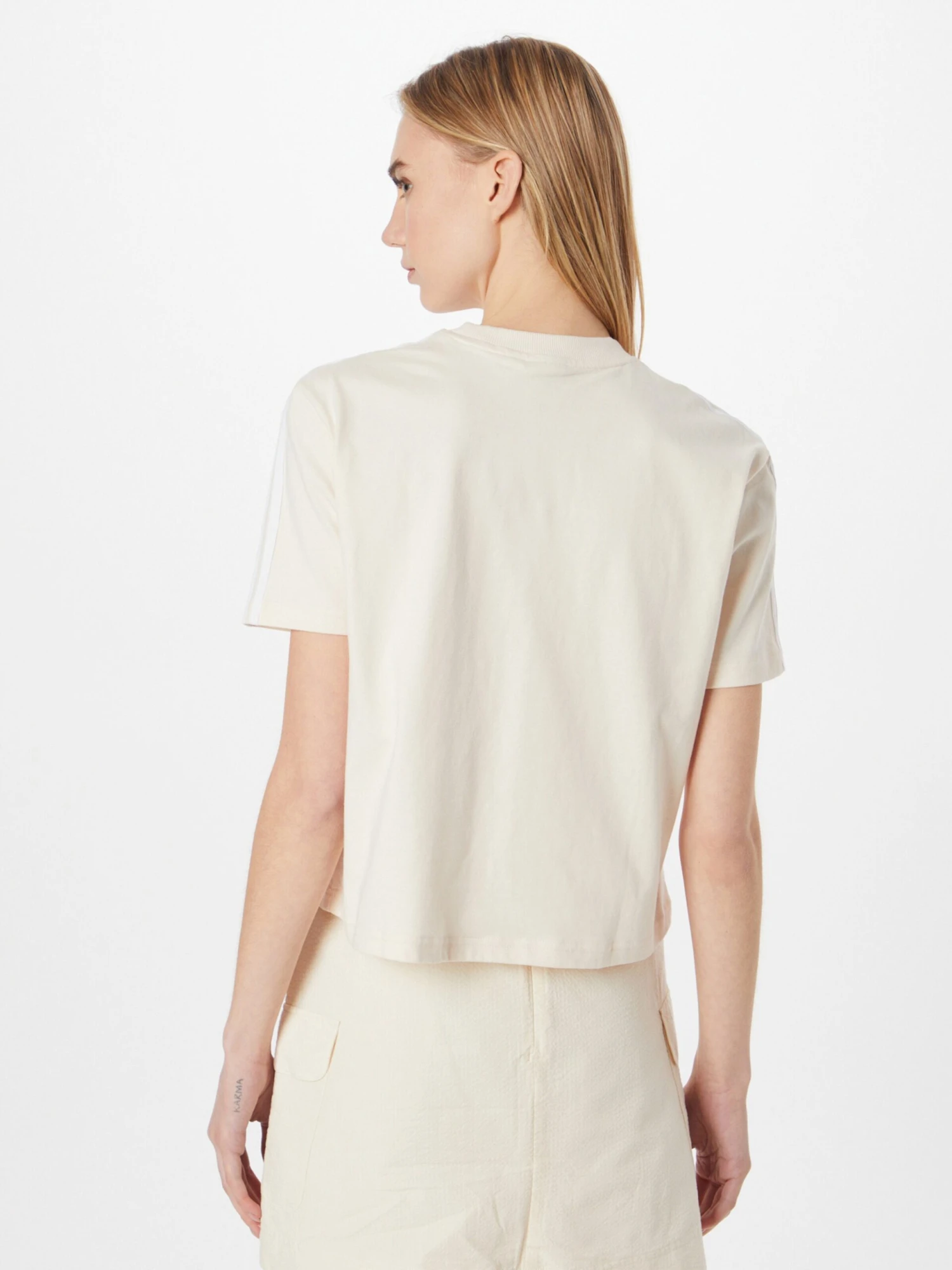 Adidas Originals T-shirts Shirt Dames Beige 3 Adidas Originals T-shirts Shirt Dames Beige - Afbeelding 3