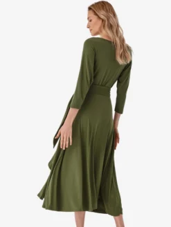 Midi Jurken Jurk Quenicja Dames Kaki -NA-KD Winkel 93588dcf3fa2f99dad59dd7224f514a2 scaled