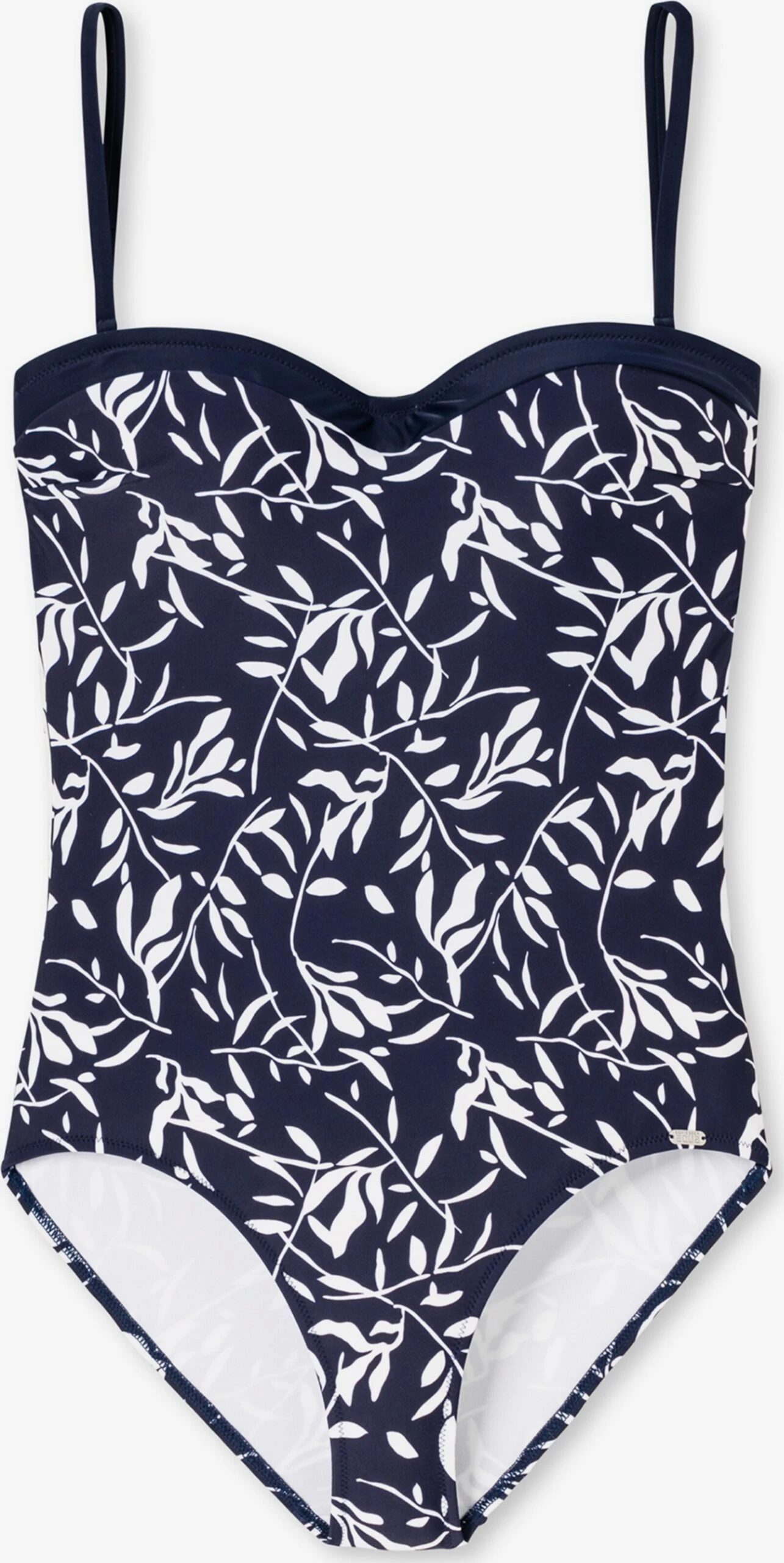 Schiesser Grote Cups Balconette Badpak Dames Donkerblauw 1 Schiesser Grote Cups Balconette Badpak Dames Donkerblauw