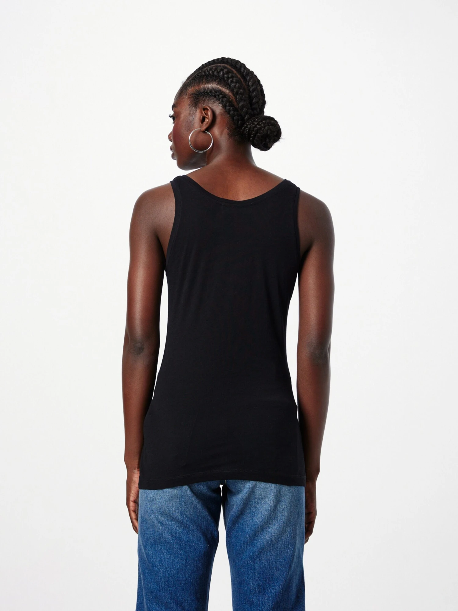 Armedangels Tanktops Top BELISA Dames Zwart 4 Armedangels Tanktops Top BELISA Dames Zwart - Afbeelding 4