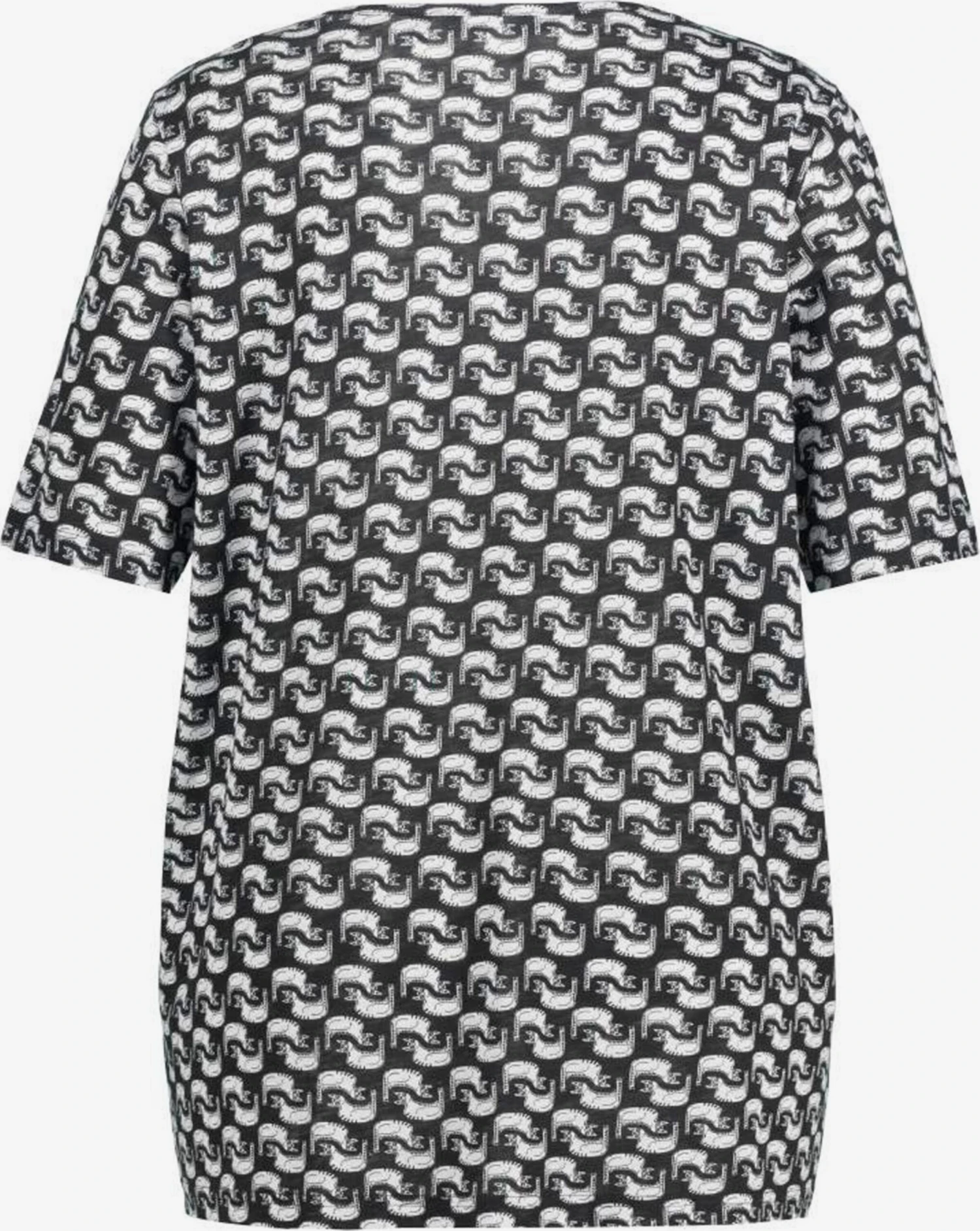 Ulla Popken T-shirts Shirt Dames Ombergrijs 2 Ulla Popken T-shirts Shirt Dames Ombergrijs - Afbeelding 2