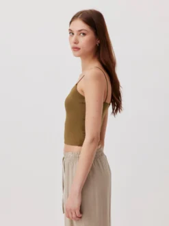 Crop Tops Top Eda Dames Olijfgroen 7 Crop Tops Top Eda Dames Olijfgroen -NA-KD Winkel 987996de97b51b293060be947c104f75 scaled