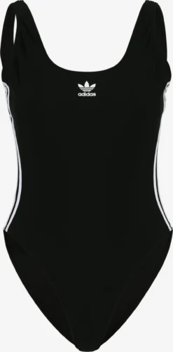 Adidas Originals Badpakken Zonder Beugel Bustier Badpak Adicolor Dames Zwart