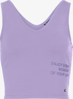 Buffalo Crop Tops Top Dames Lichtlila