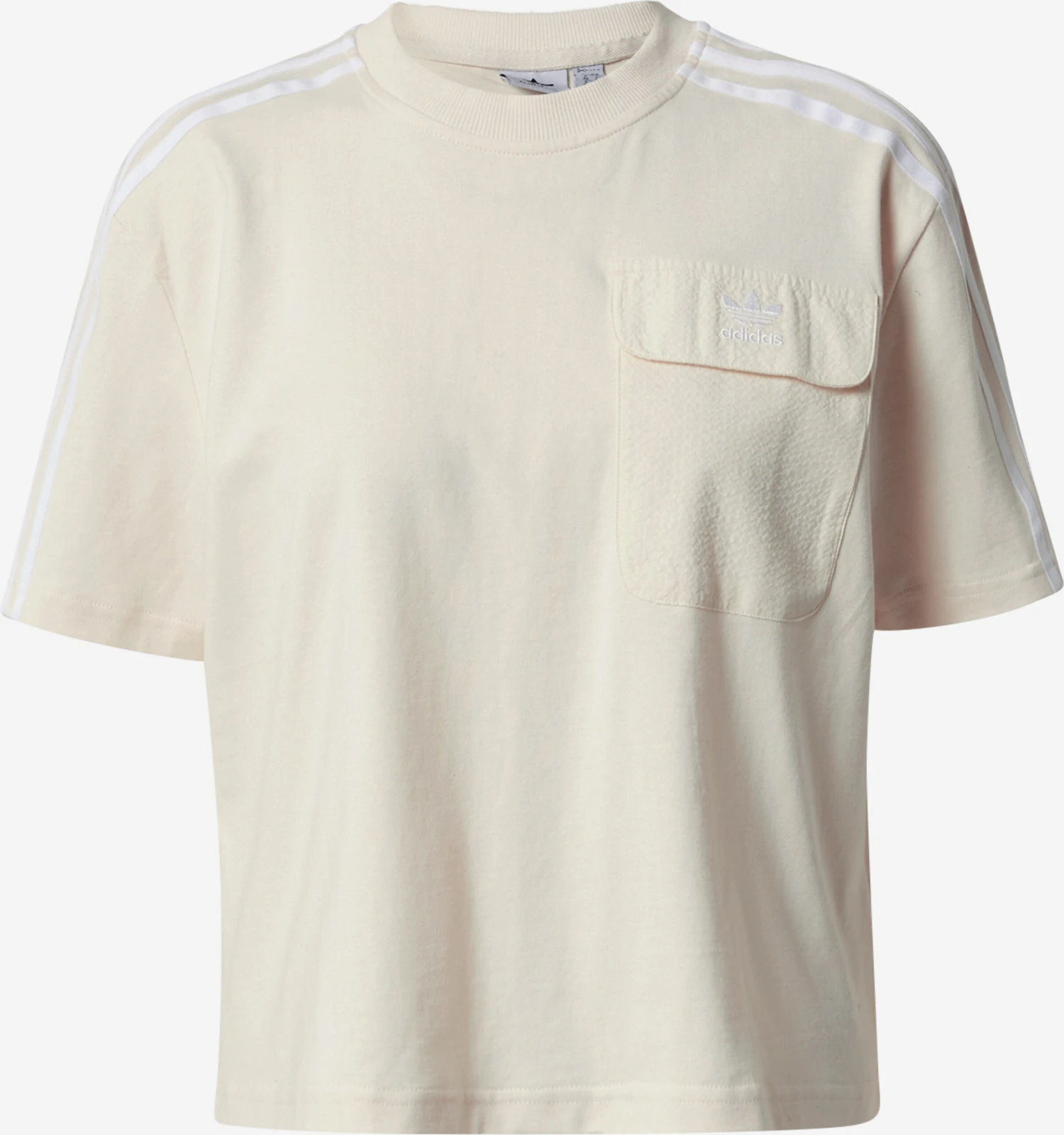 Adidas Originals T-shirts Shirt Dames Beige 1 Adidas Originals T-shirts Shirt Dames Beige