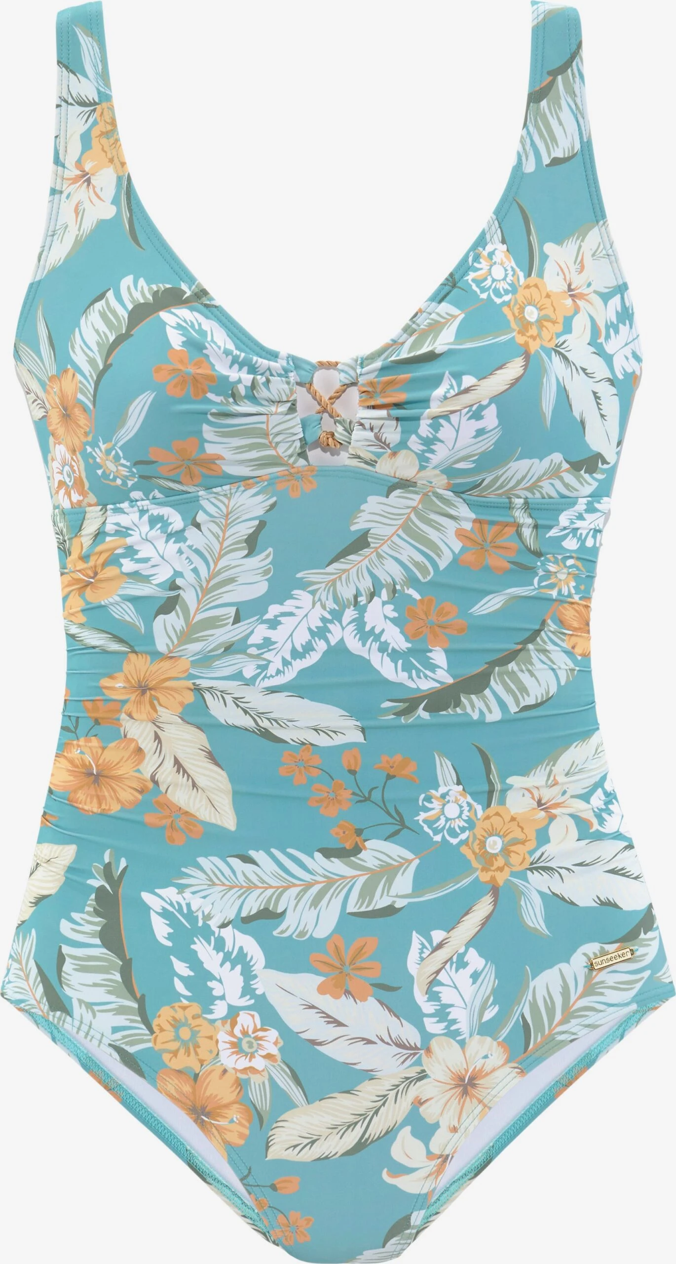 Sunseeker Grote Cups Bustier Badpak Dames Hemelsblauw 1 Sunseeker Grote Cups Bustier Badpak Dames Hemelsblauw