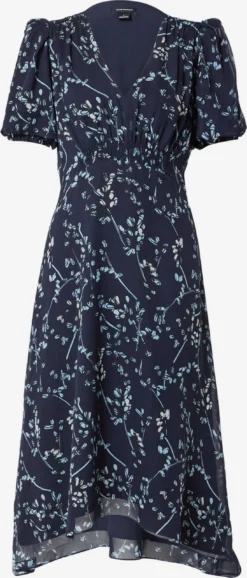 CLUB MONACO Midi Jurken Jurk Dames Navy / Lichtblauw