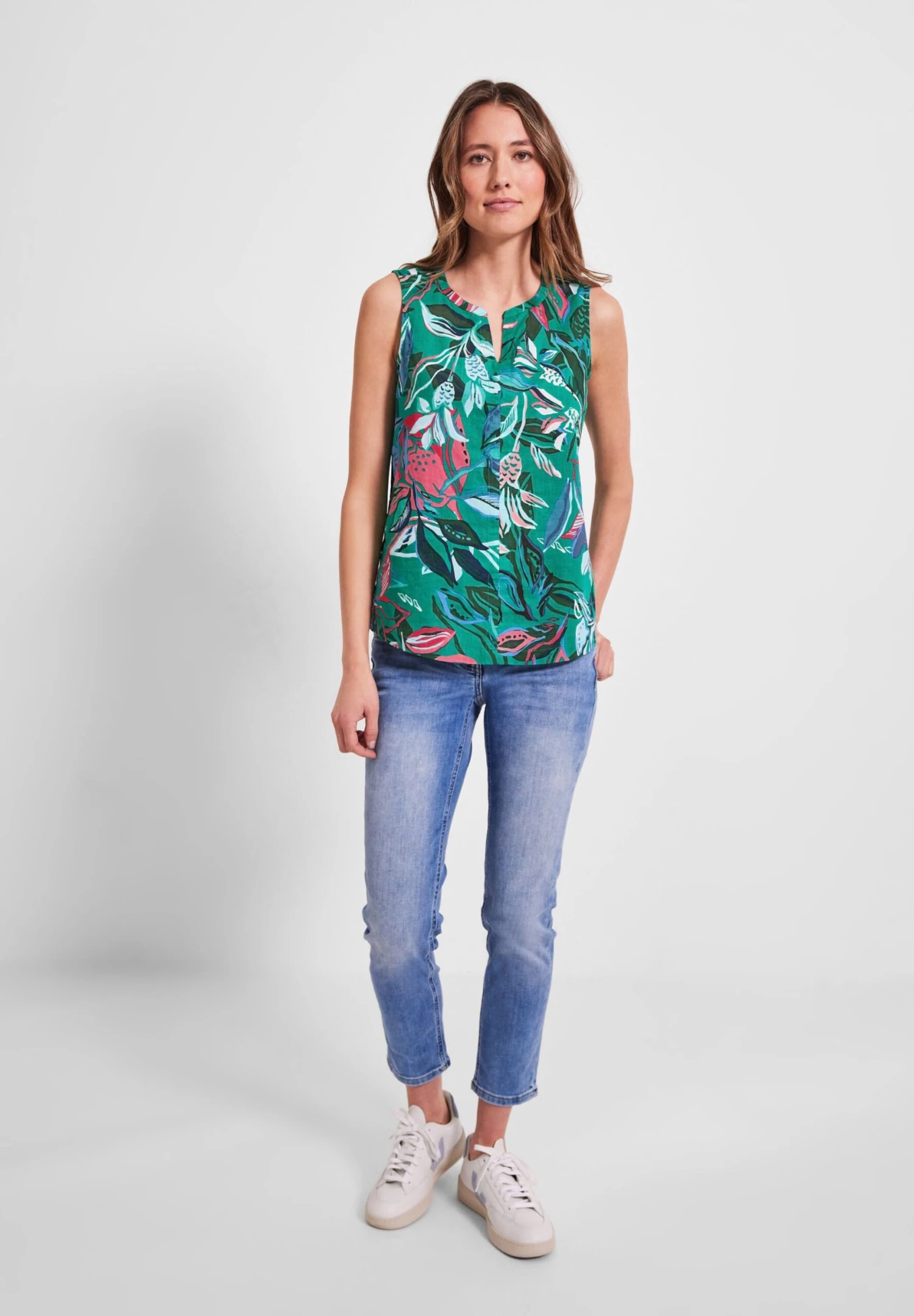 Cecil Blouse Tops Blouse Dames Spar / Grasgroen 4 Cecil Blouse Tops Blouse Dames Spar / Grasgroen - Afbeelding 4