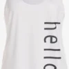 Tanktops Top Hello Dames Offwhite