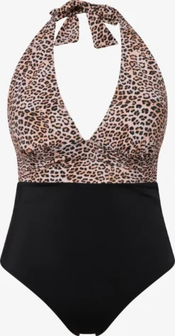 Badpakken Zonder Beugel Triangel Badpak Dames Zwart