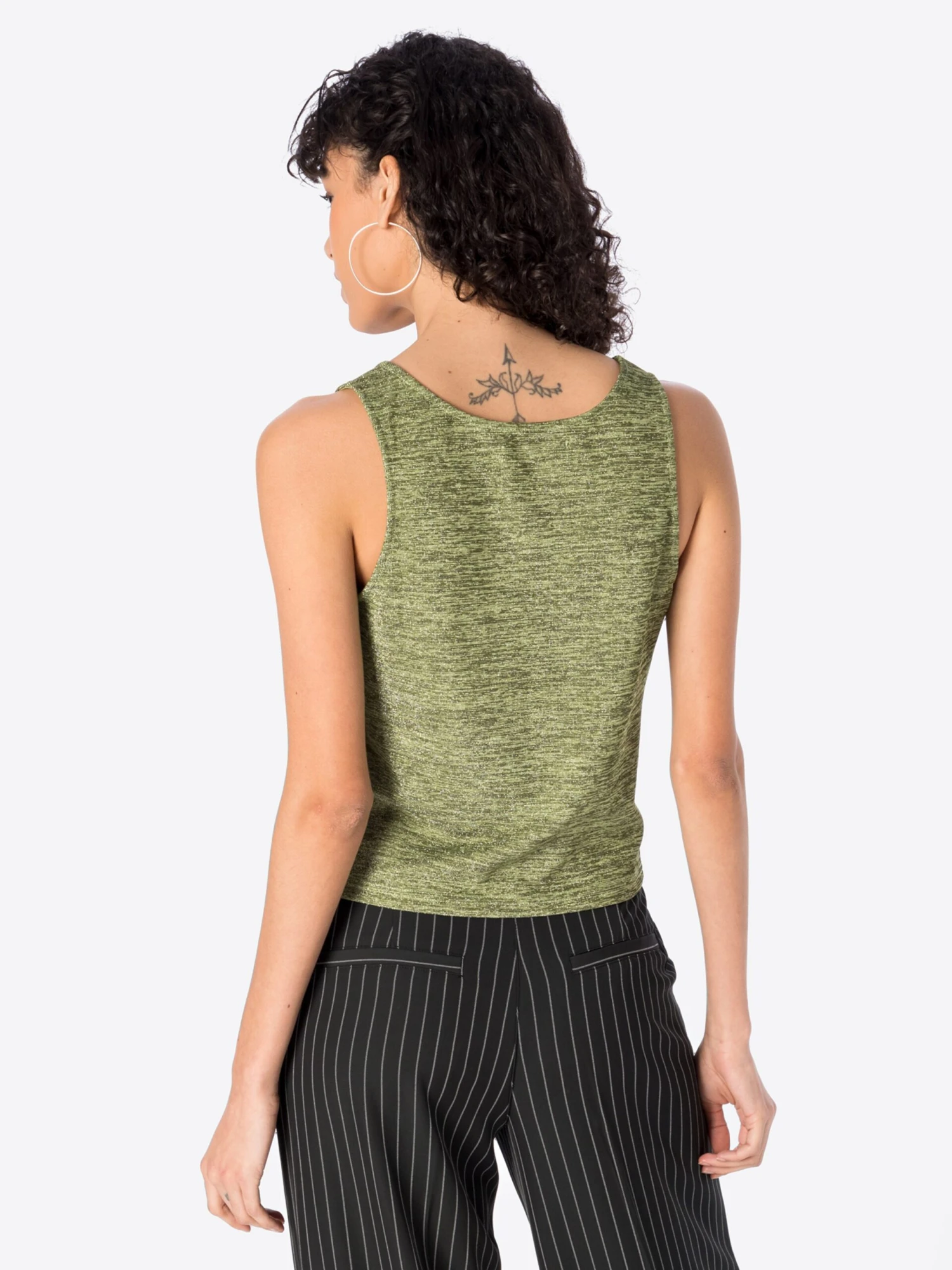 Traffic People Crop Tops Top Dames Lichtgroen 4 Traffic People Crop Tops Top Dames Lichtgroen - Afbeelding 4