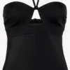 Calvin Klein Swimwear Halter Badpakken Badpak Dames Zwart
