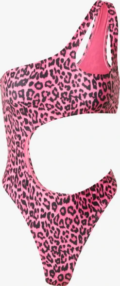 Grote Cups Badpak Juliana Dames Pink / Zwart
