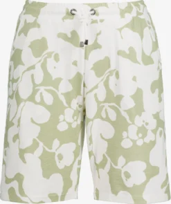 Ulla Popken Shorts Loosefit Broek Dames Lichtgroen