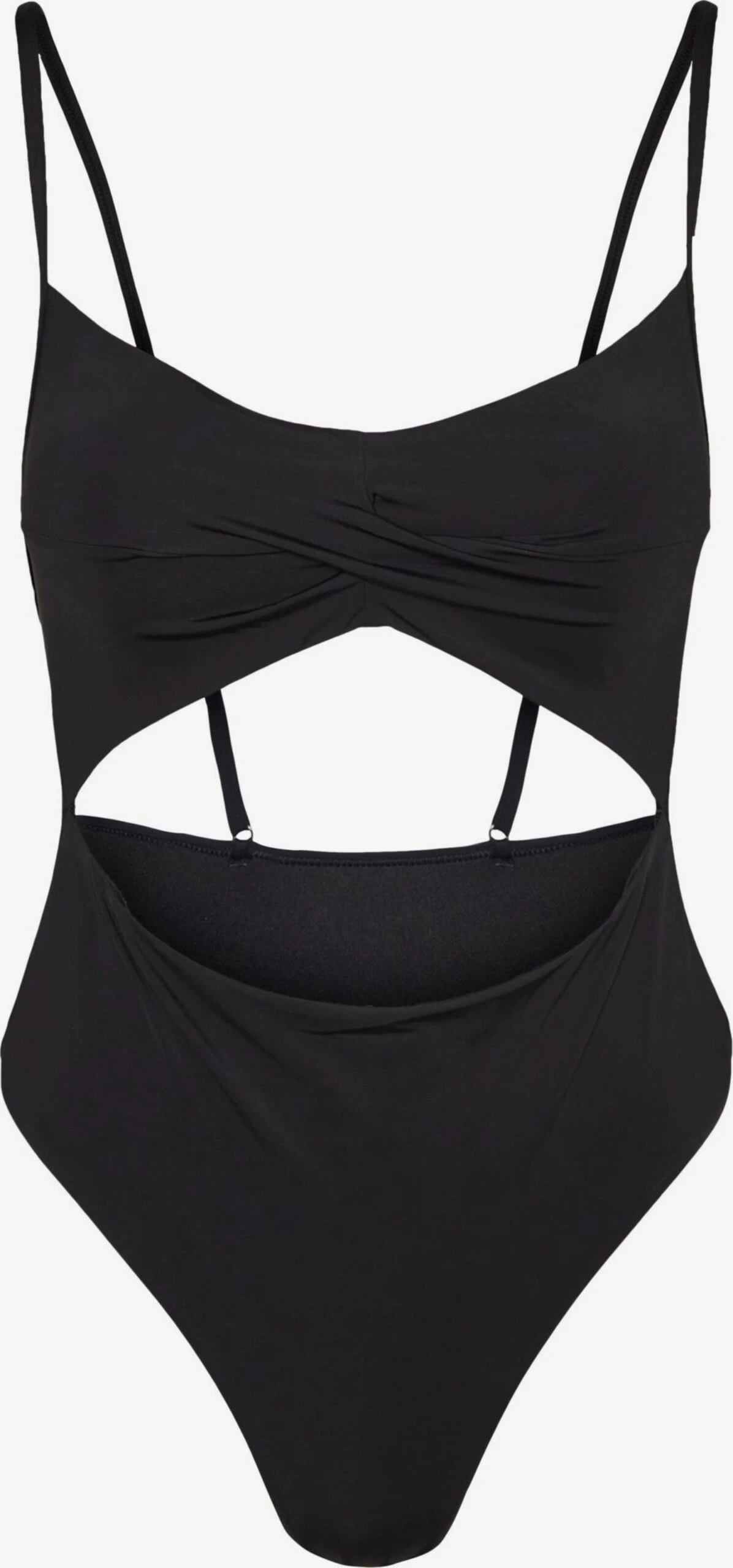 Vero Moda Grote Cups Bustier Badpak OLIVIA Dames Zwart 1 Vero Moda Grote Cups Bustier Badpak OLIVIA Dames Zwart