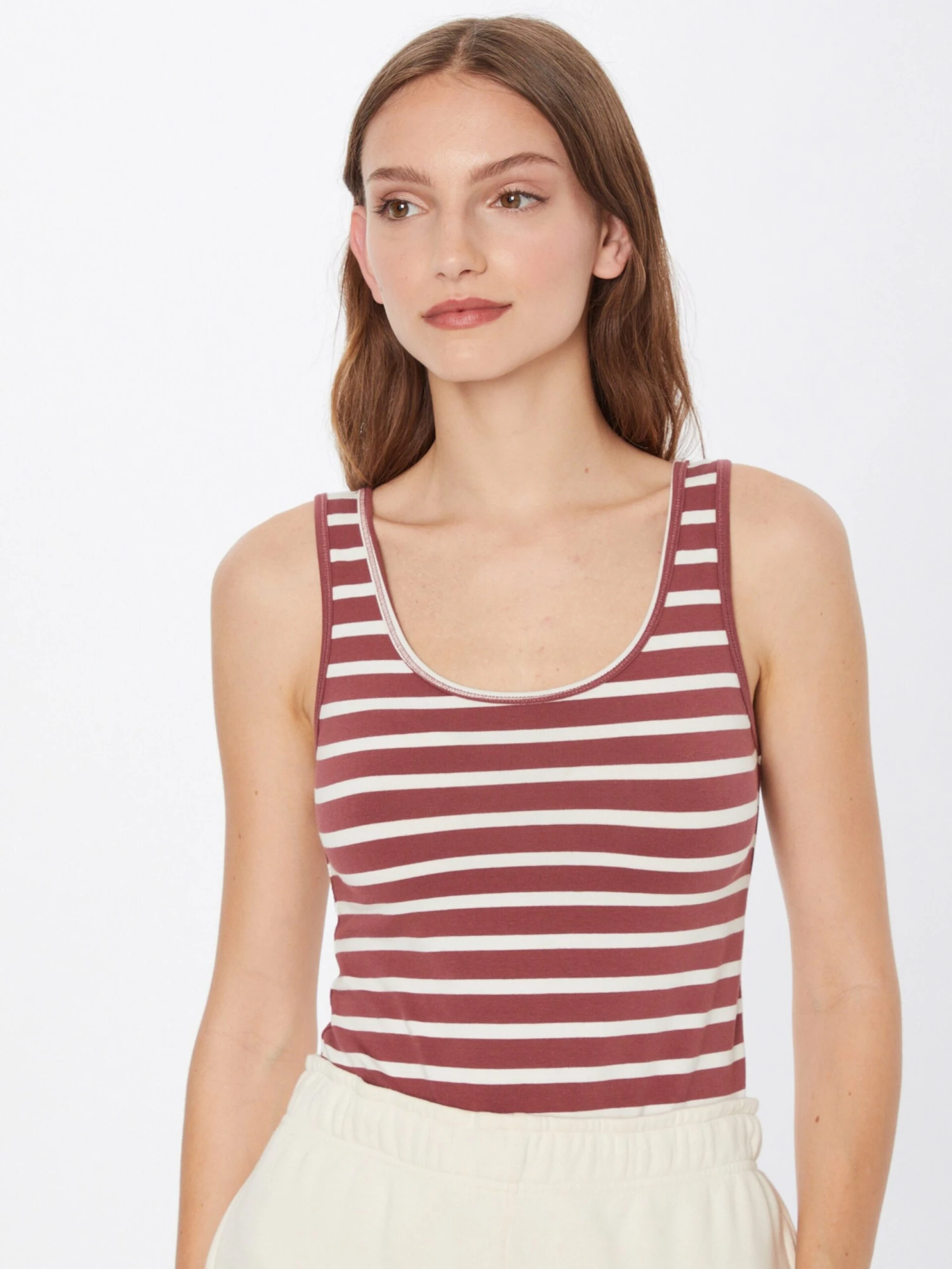 ONLY Tanktops Top Dames Roodviolet 3 ONLY Tanktops Top Dames Roodviolet - Afbeelding 3