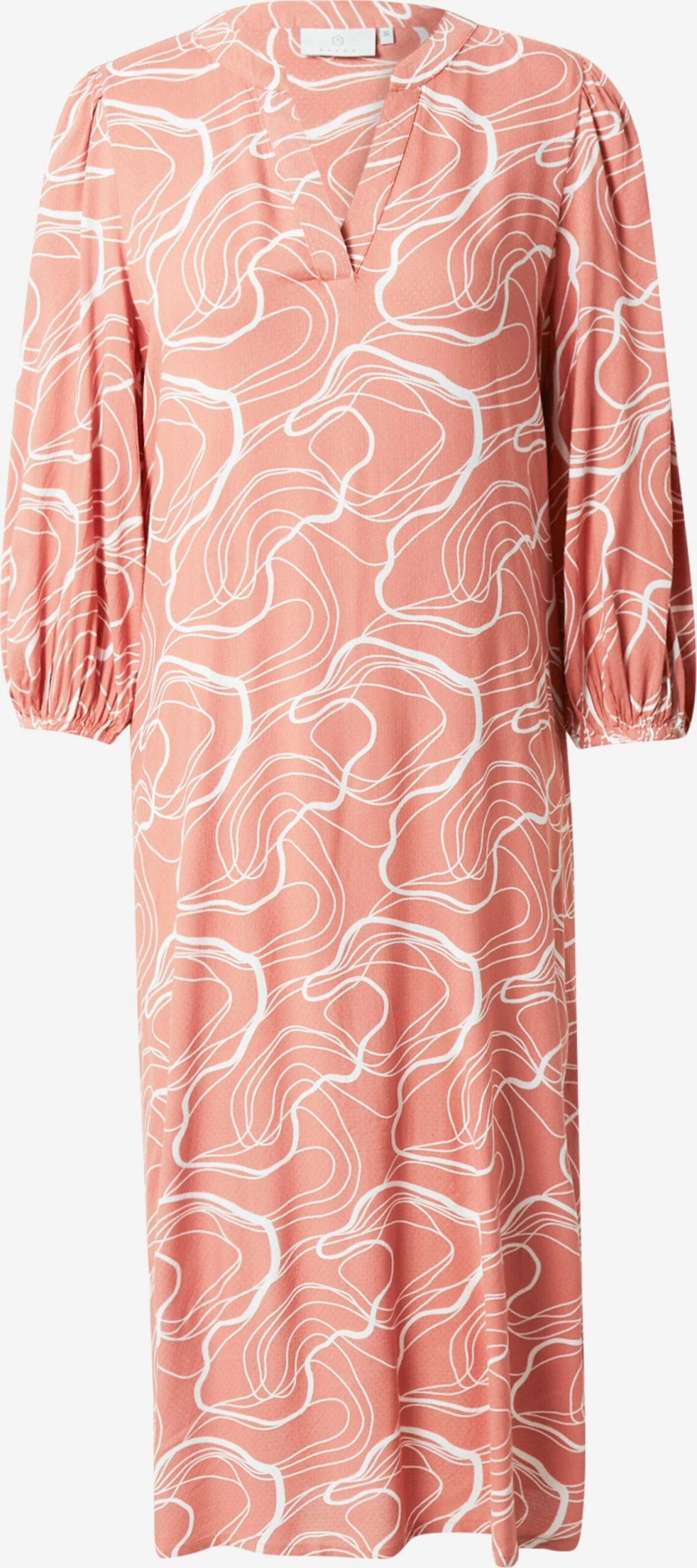 Kaffe Midi Jurken Jurk Cajsa Dames Pastelrood 1 Kaffe Midi Jurken Jurk Cajsa Dames Pastelrood