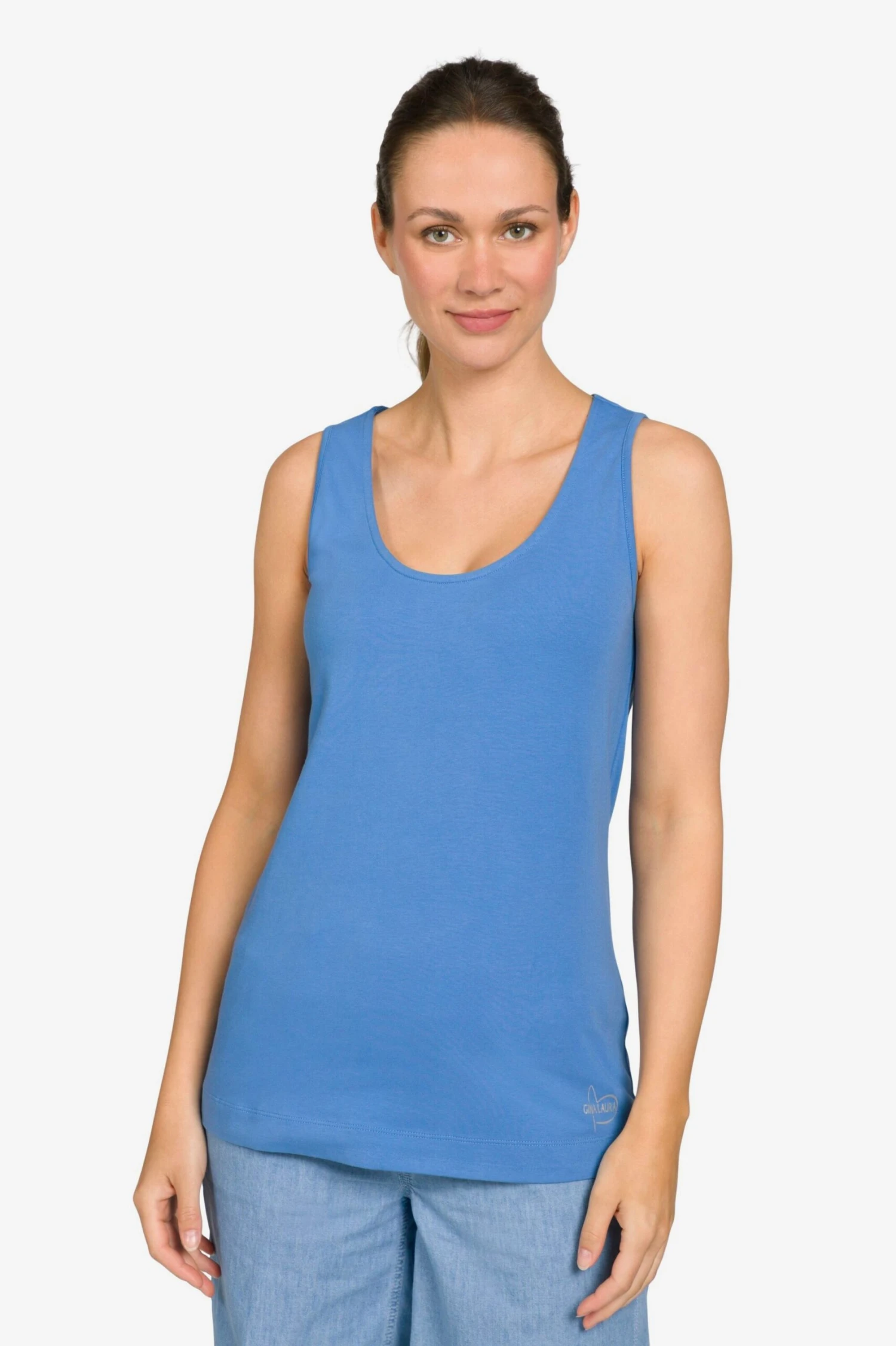 Tanktops Top Dames Blauw 3 Tanktops Top Dames Blauw - Afbeelding 3
