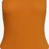 Calvin Klein Swimwear Badpakken Zonder Beugel Badpak Dames Oranje