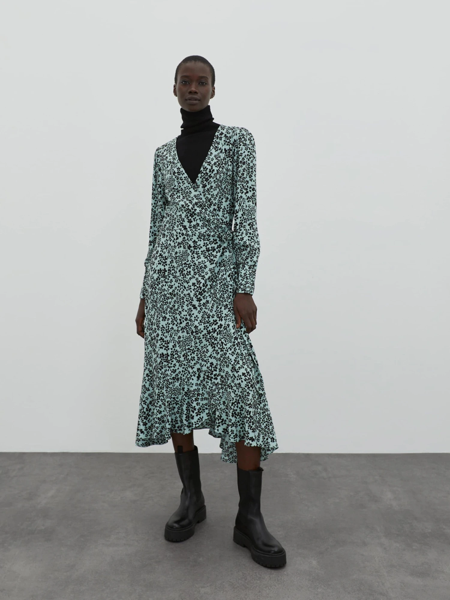 EDITED Midi Jurken Jurk Valerie Dames Gemengde Kleuren 2 EDITED Midi Jurken Jurk Valerie Dames Gemengde Kleuren - Afbeelding 2