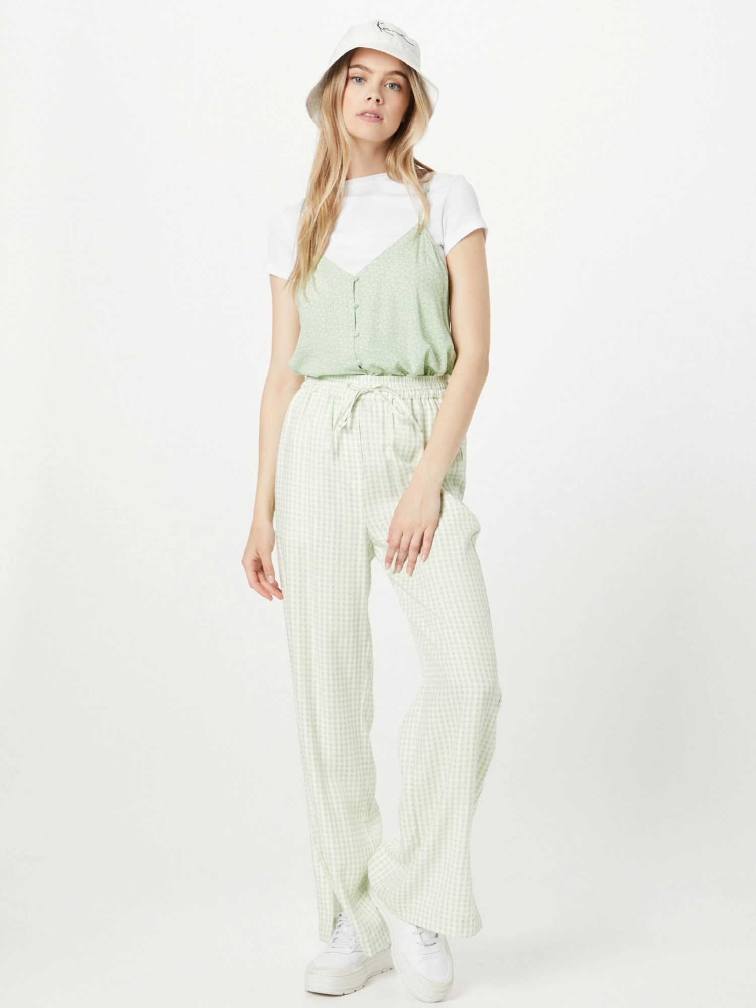 Blouse Tops Blouse Shell Dames Lichtgroen 5 Blouse Tops Blouse Shell Dames Lichtgroen - Afbeelding 5