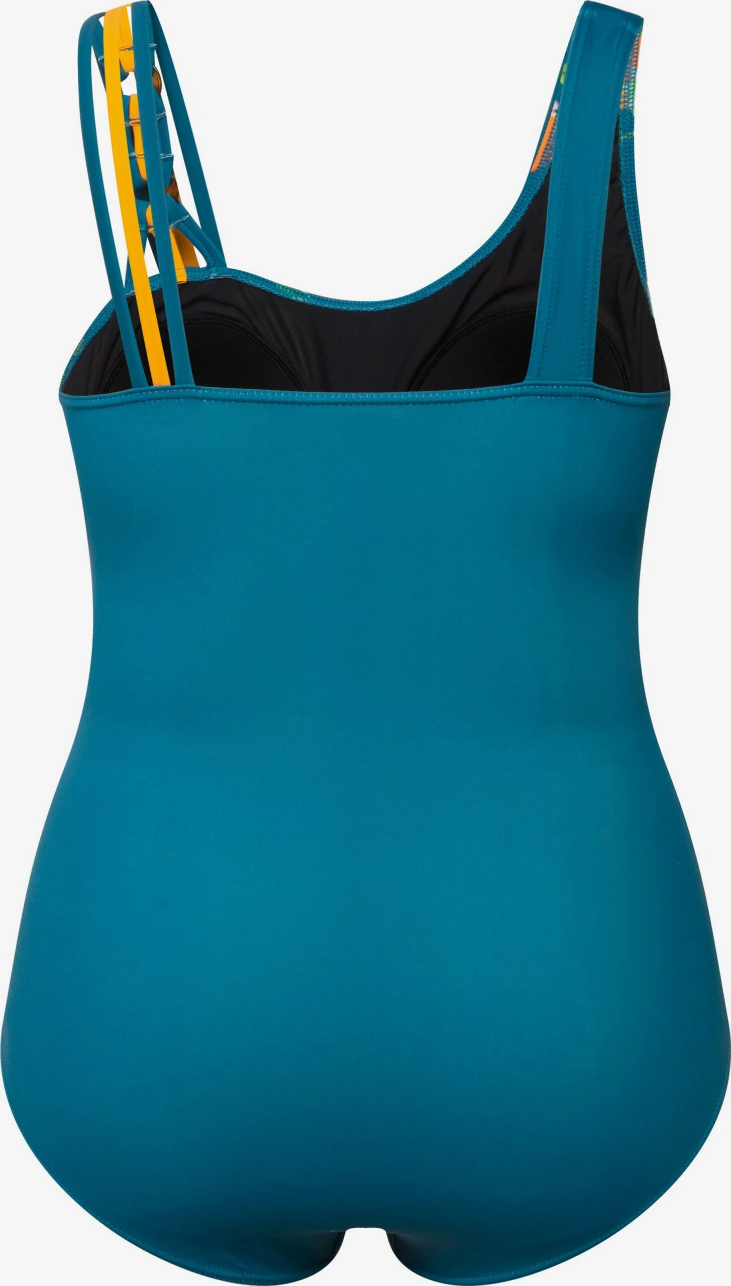 Ulla Popken Grote Cups Badpak Dames Blauw 2 Ulla Popken Grote Cups Badpak Dames Blauw - Afbeelding 2