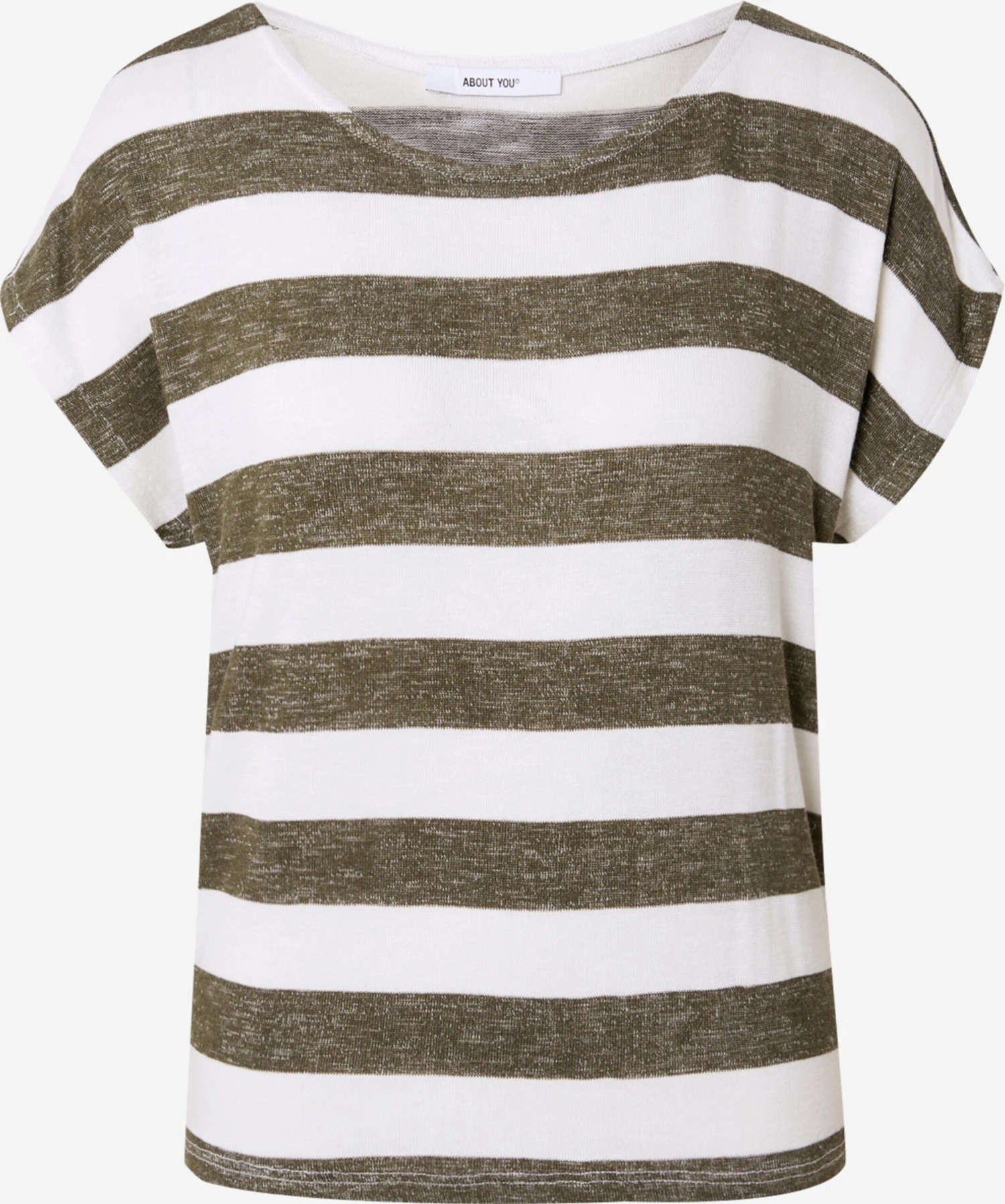 About You T-shirts Shirt Lamya Dames Kaki 1 About You T-shirts Shirt Lamya Dames Kaki